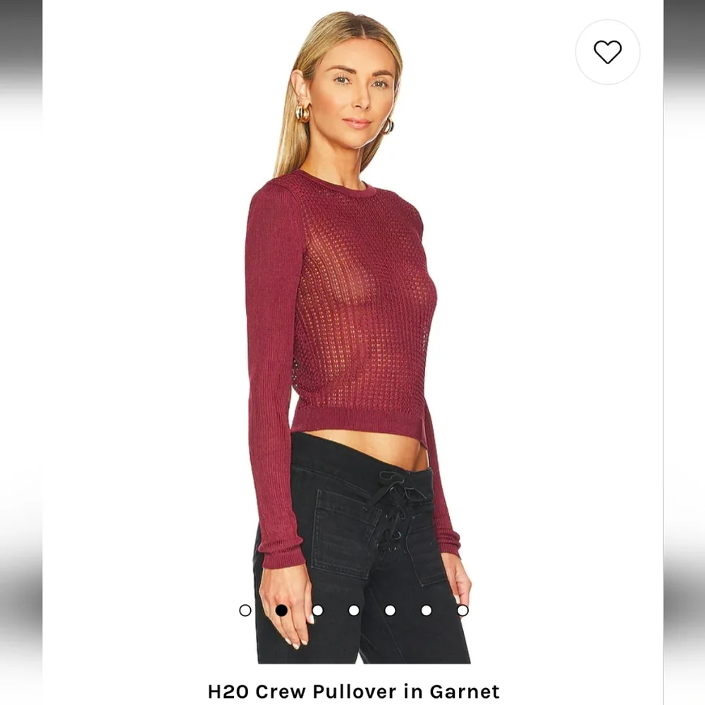FREE PEOPLE NWTS Maroon M Pullover Sweater